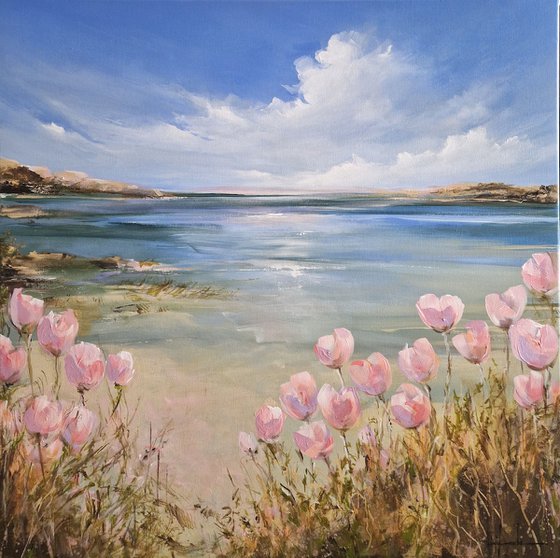 Soft Flowers By The Sea