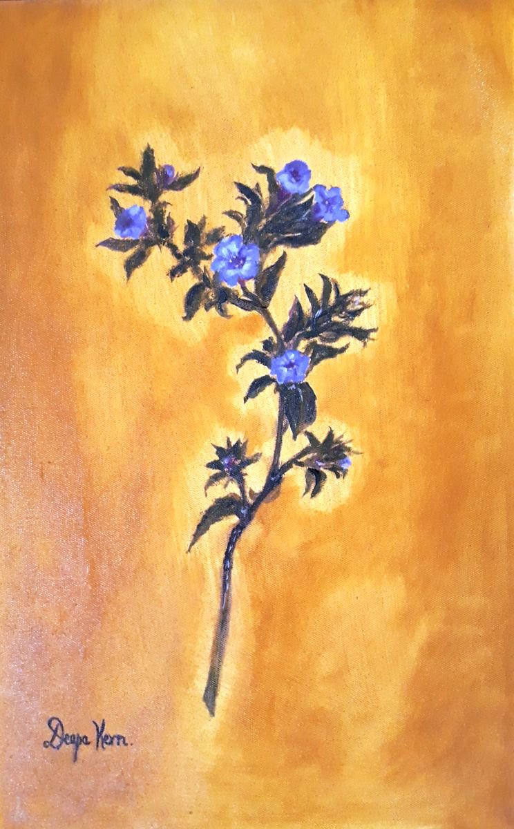 A Study of The Kurinji Flower (Strobilanthes) by Deepa Kern