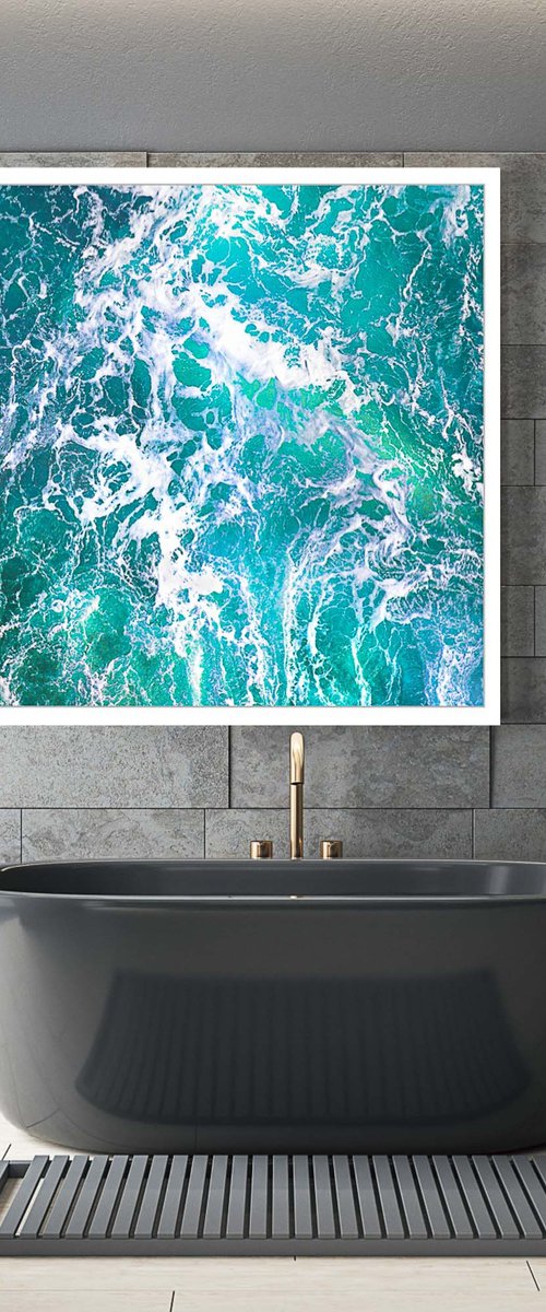 Teal Embrace by Lynne Douglas