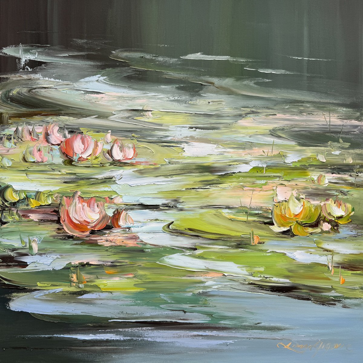 Water lilies No 178 by Liliana Gigovic