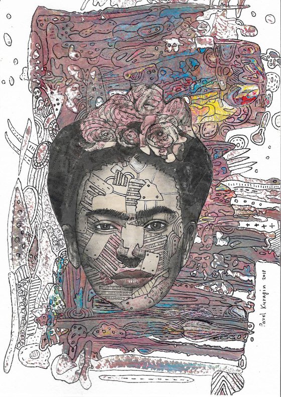 Portrait of Frida # 37
