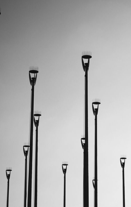 Lamps I [framed; also available unframed] by Charles Brabin