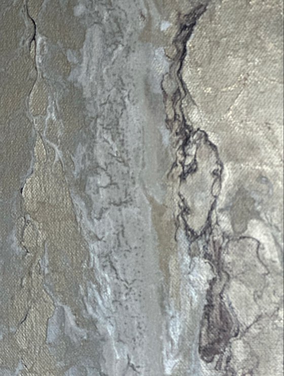 Diptych "Lithic Drift" (2 panel)