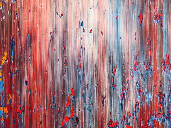 58x45 cm | 22.5 x 17.5″ Abstract Oil Painting Original Canvas Art