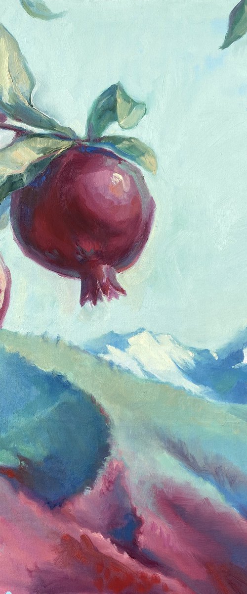 Pomegranates by Alek Tretiak