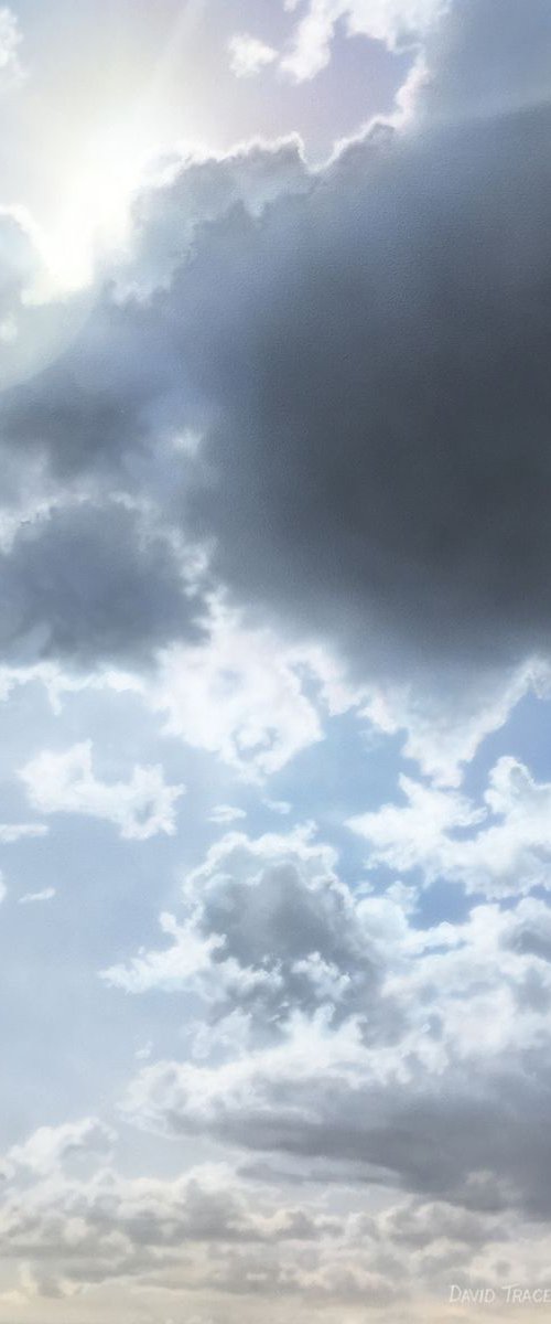 Sun Reveal (60.5 x 108.5cm) by David Tracey