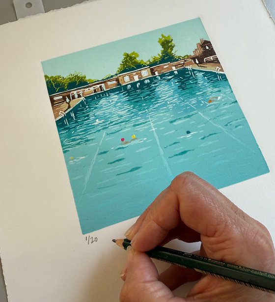 Summer Swim, Brockwell Lido