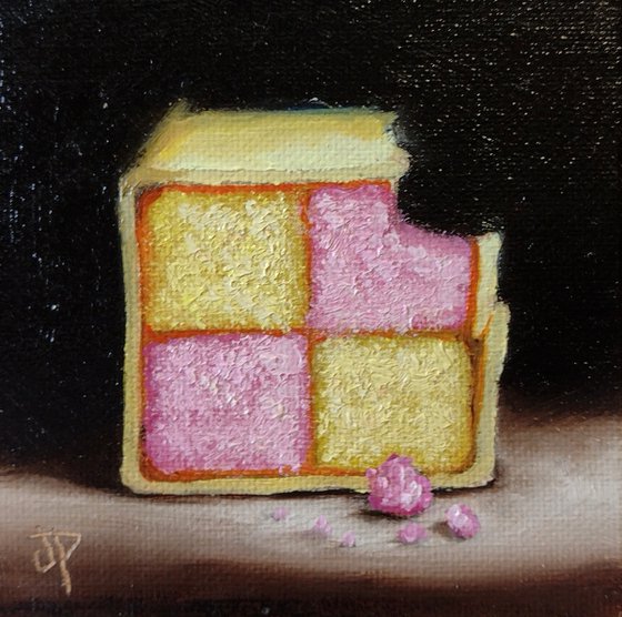 Little Battenberg slice Cake still life