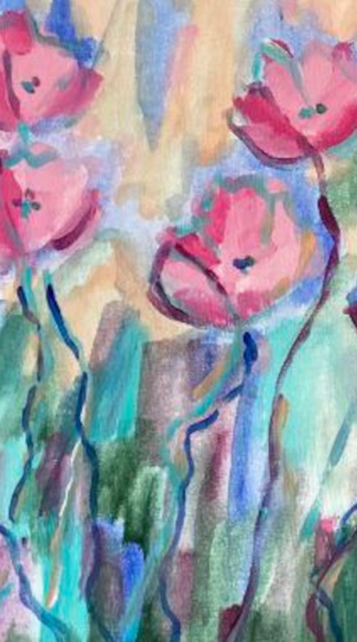 Modern Flower Garden by Marina Krylova