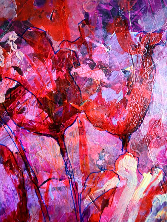 Fantasy with Flowers 338: paper 59x42cm