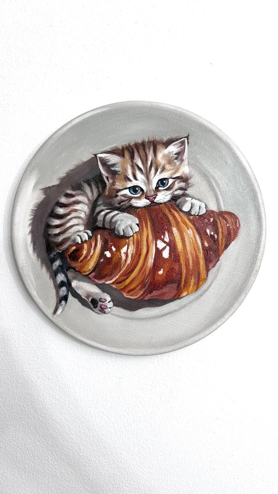 On a Croissant Plate