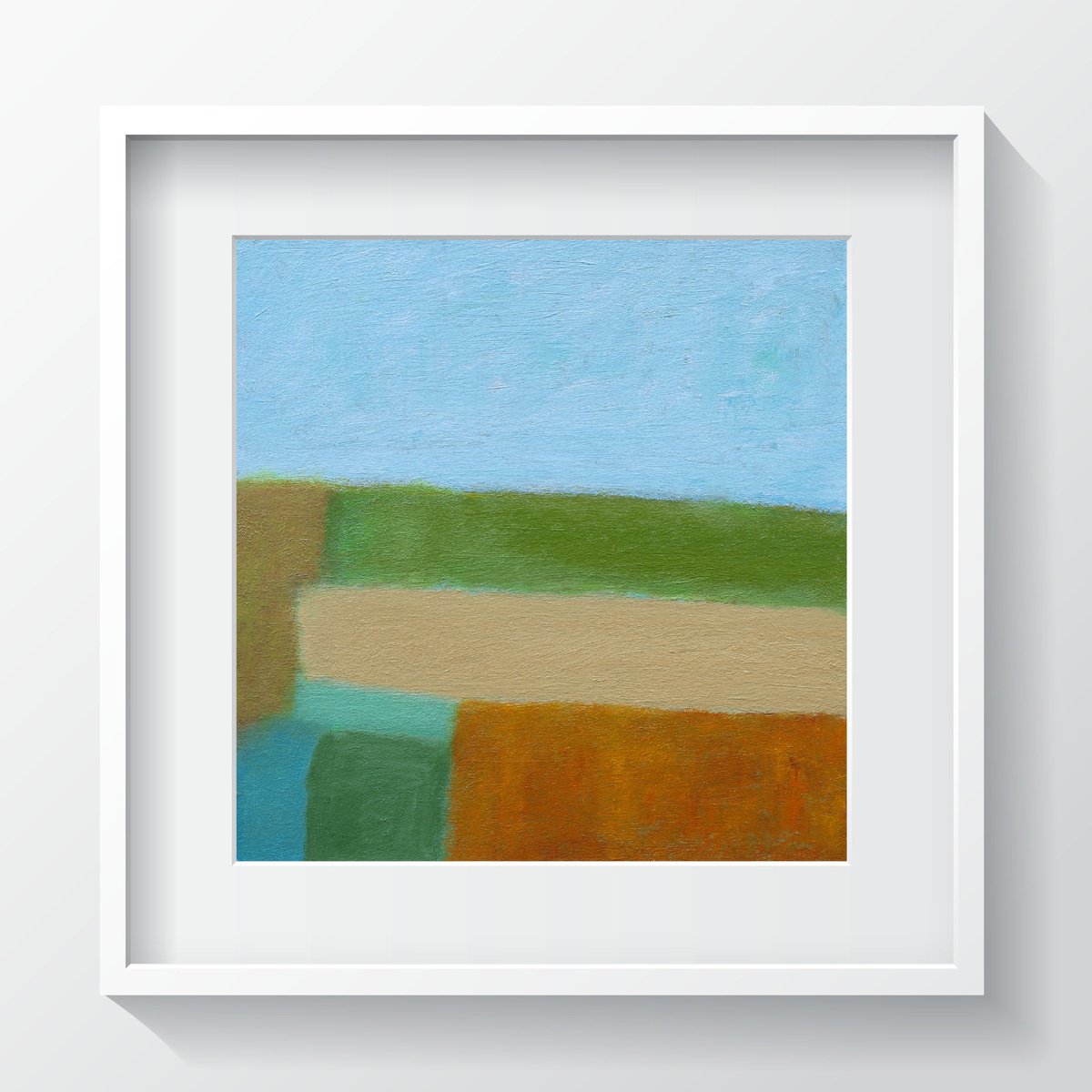 Abstract Giclee Print , Wish You Were Here By Thomas Hjelm, 17 X 17, Artwork For Sale On Artfinder