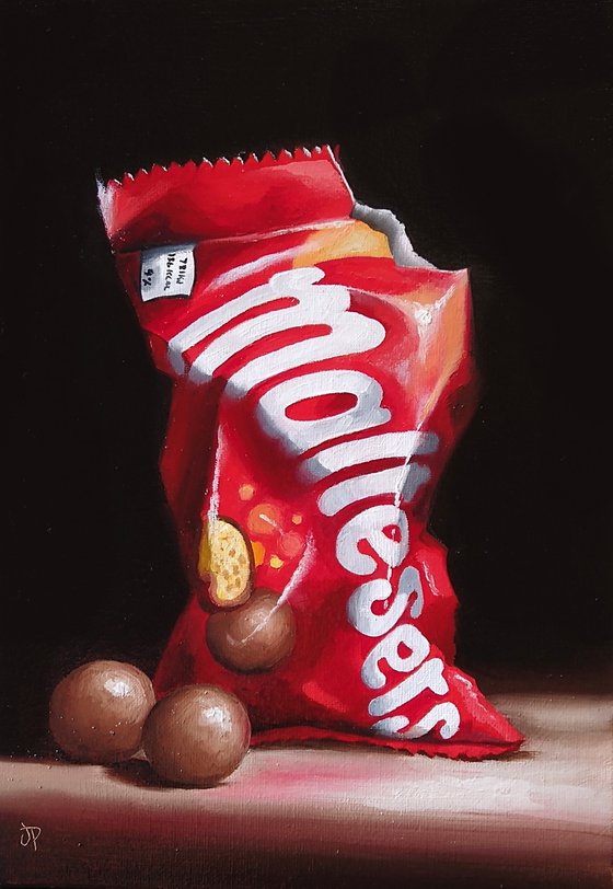 Maltesers chocolate still life