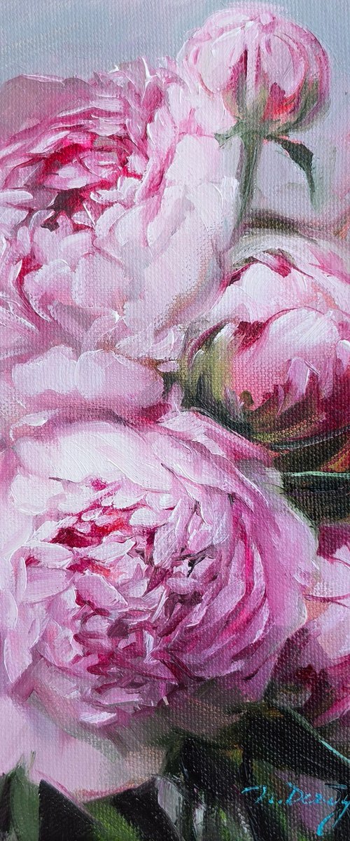 Whispers Peonies by Nataly Derevyanko