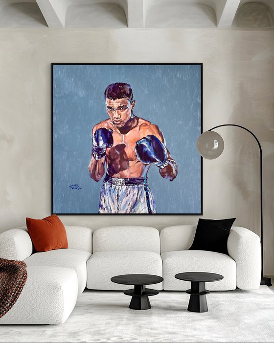 ALI ACRYLIC ON CANVAS 150x150cm