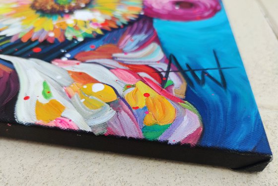 Flower Girl – Floral Portrait