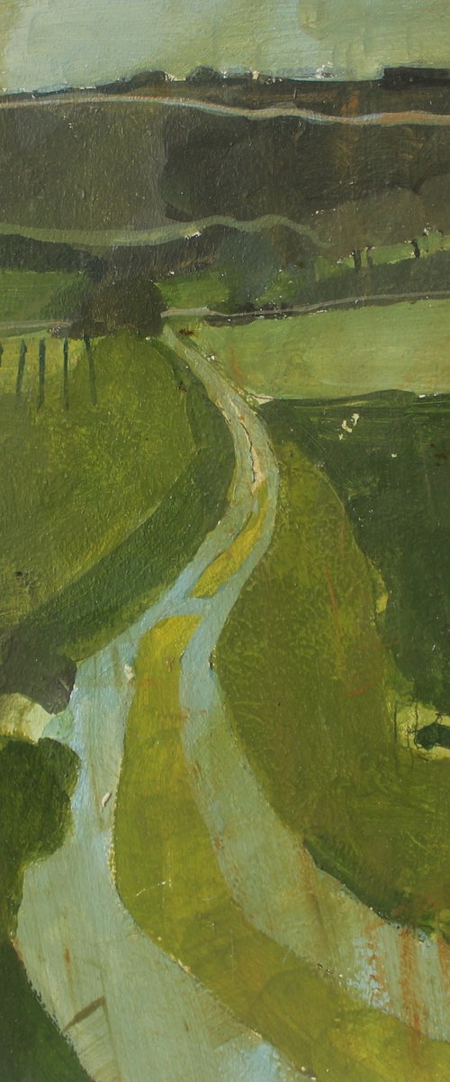 Farm track near Ringmer, East Sussex by Julian Sutherland-Beatson