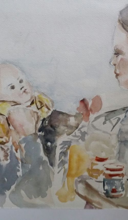 Mother and child by Els Driesen