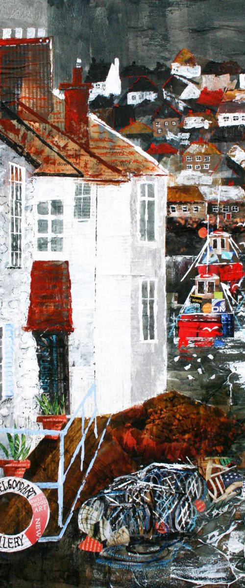 Fishermen's Cottages, Polperro, Cornwall by Jackie Ward