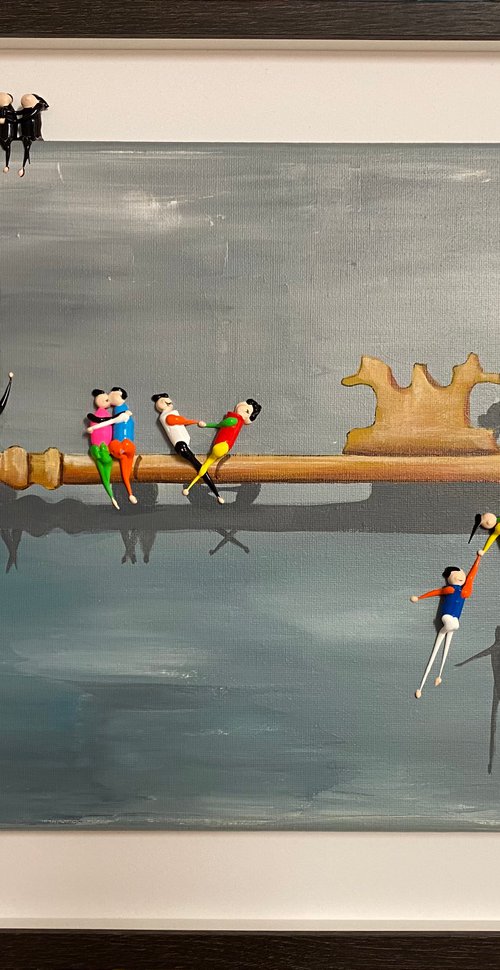Action.3D Freedom Key. Eka Peradze Art. by Eka Peradze
