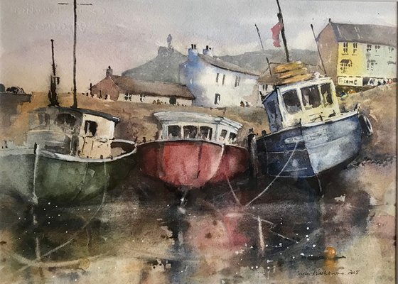 3 boats, Tenby