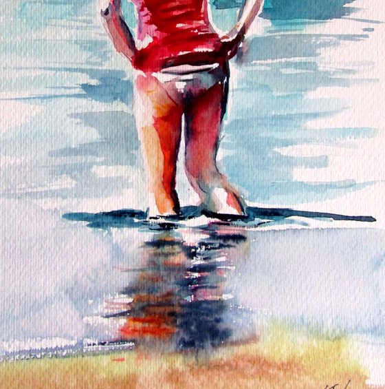 Girl in the water