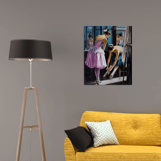 At the dressing room III.