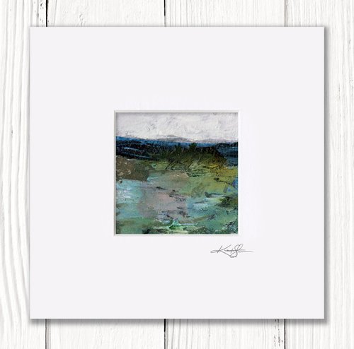 Mystical Land 422 - Textural Landscape Painting by Kathy Morton Stanion by Kathy Morton Stanion