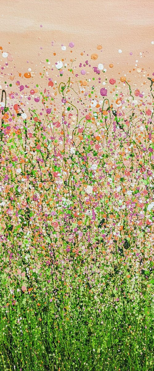 Peaches & Cream Meadow Delight #2 by Lucy Moore