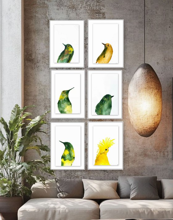 Birds, Set of 6