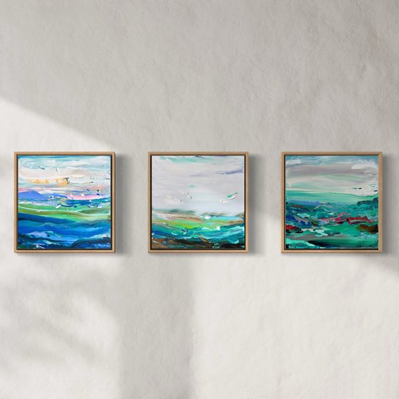 Coastal 74 - triptych
