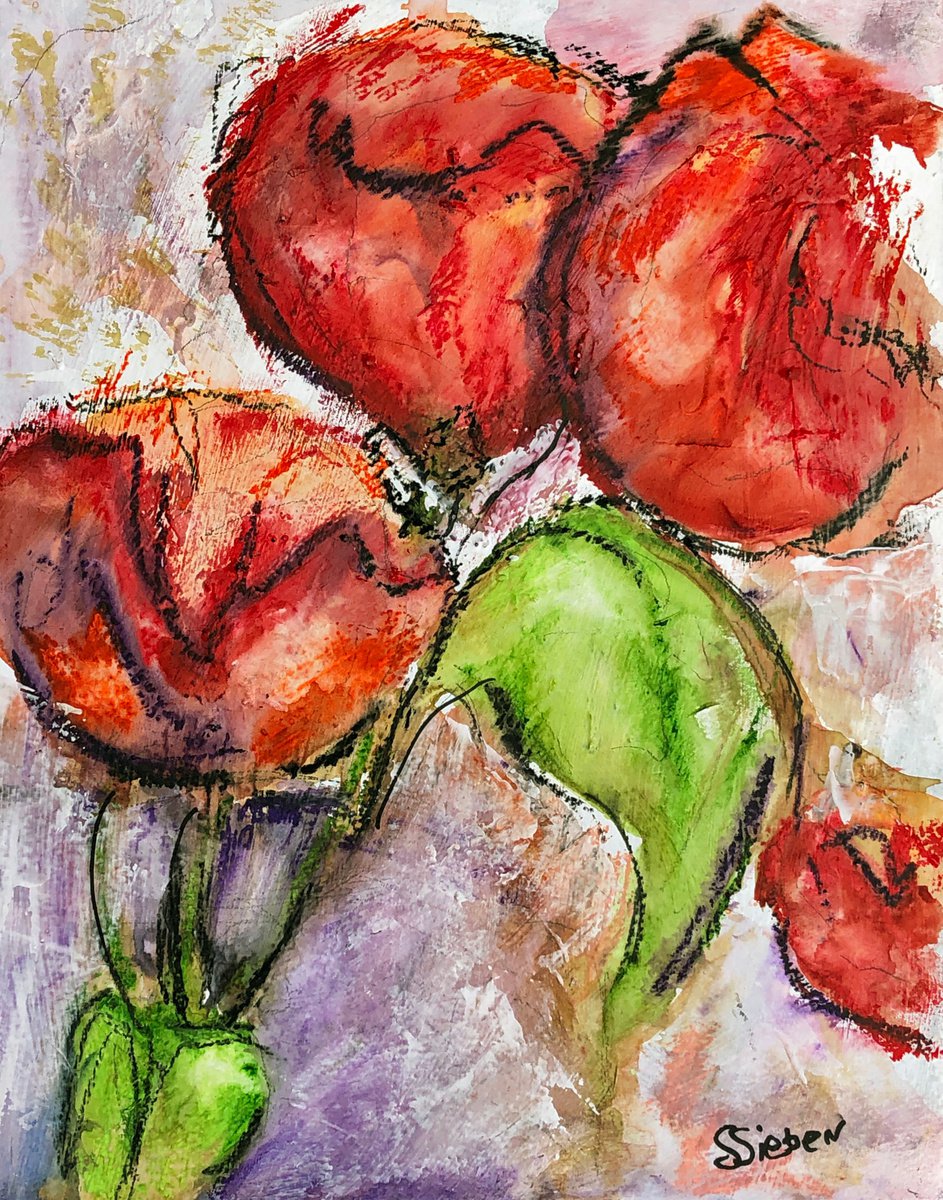 Poppies by Sharon Sieben