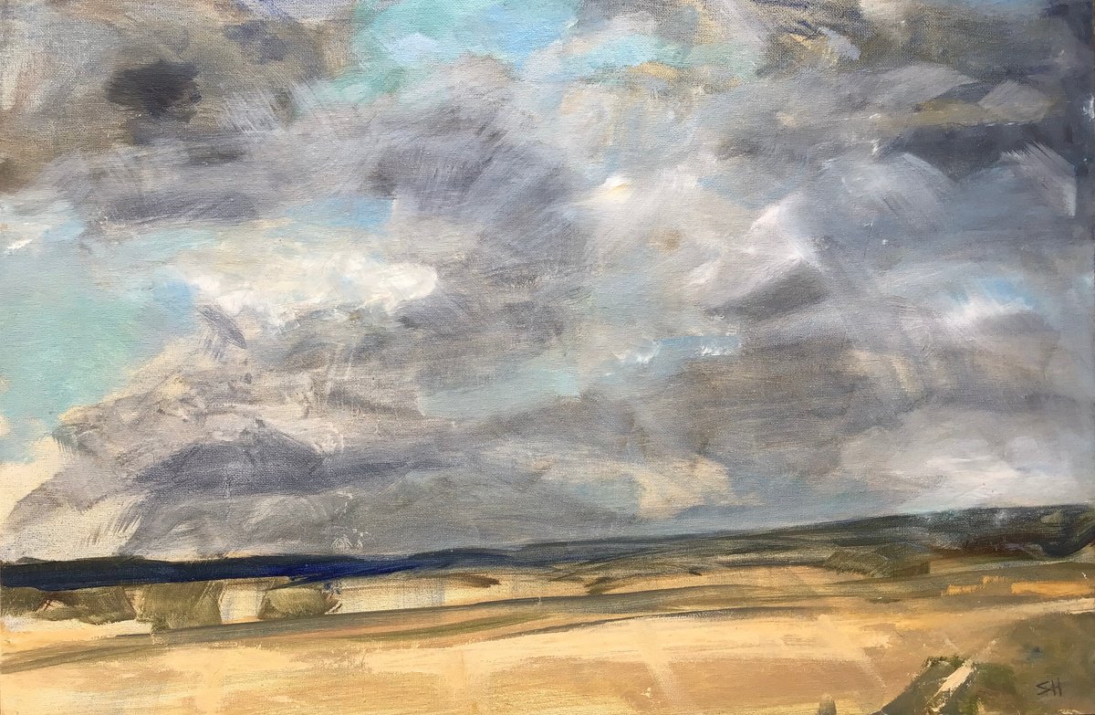 Expressive Oil Painting , Northallerton By Sandra Haney, 24 X 16, Artwork For Sale On Artfinder
