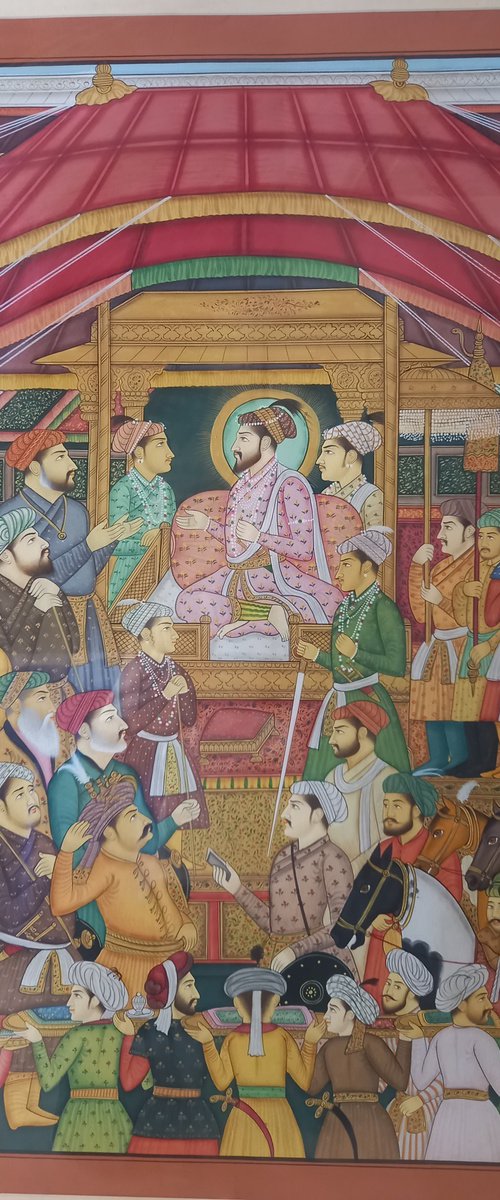 Imperial Mughal Court | Masterpiece 24K Gold by Mukesh Swami