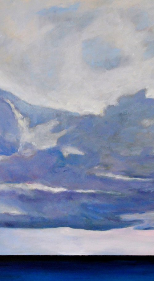 Mediterranean on a cloudy day by Cristian Valentich