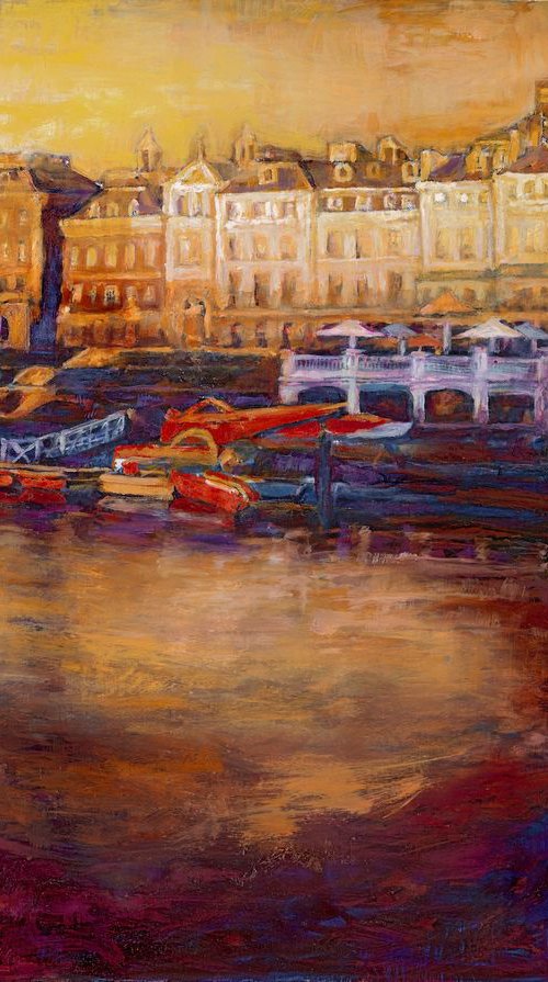 Richmond Upon Thames Sunset by Patricia Clements