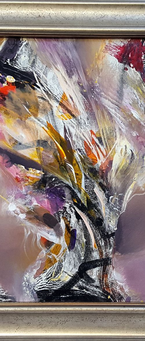 My "flowers" are subtle expressions of a meta-reality, where the viewer is invited to meditation, to exercise his spirit by Kloska Ovidiu