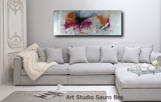 abstract-large-painting 160x60 cm-large wall art abstract  title : abstract-c315