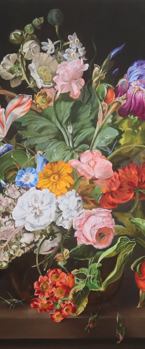 Tulip, Iris and Summer Blooms by Natalia Shaykina