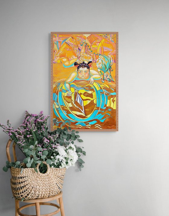 Childhood Paper Boat