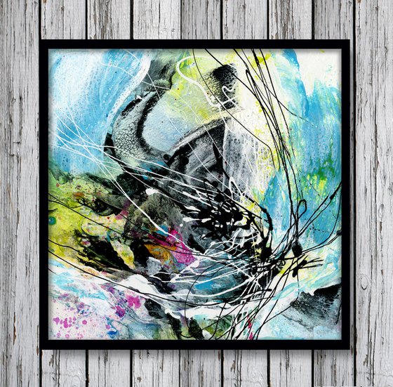 Natural Moments 16  - Organic Abstract Painting  by Kathy Morton Stanion