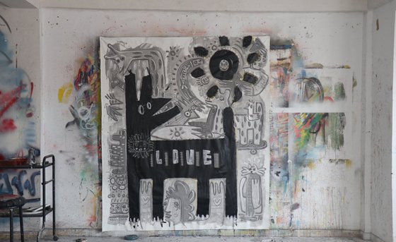 DOG LOVE 182x210cm