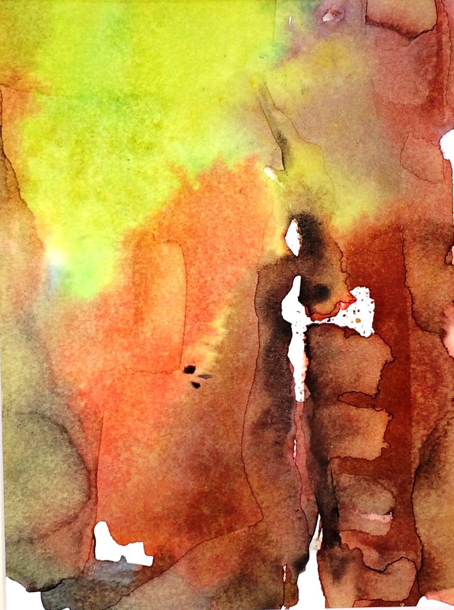 Misty Watercolour Memories V by Maxine Anne  Martin