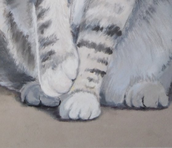 A Cat's Portrait. Emerald Eyes