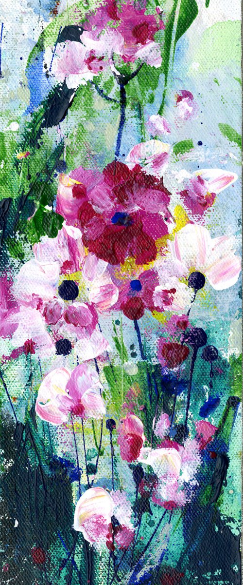 Magenta Happiness - Flower Painting by Kathy Morton Stanion by Kathy Morton Stanion