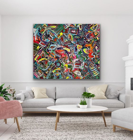 78''x65''(200x165cm), Life in Colors 20