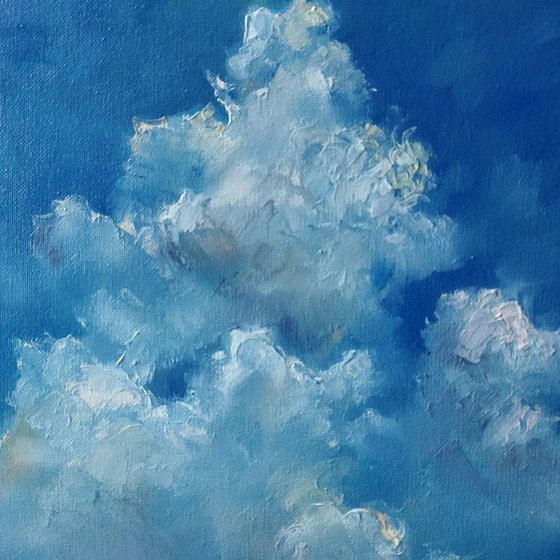 Tropical Island Under Blue Sky