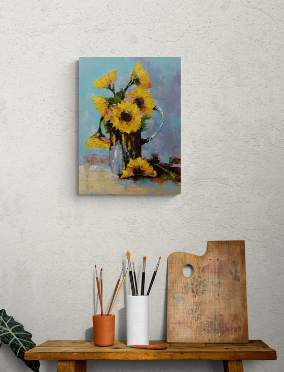 Sunflowers still life