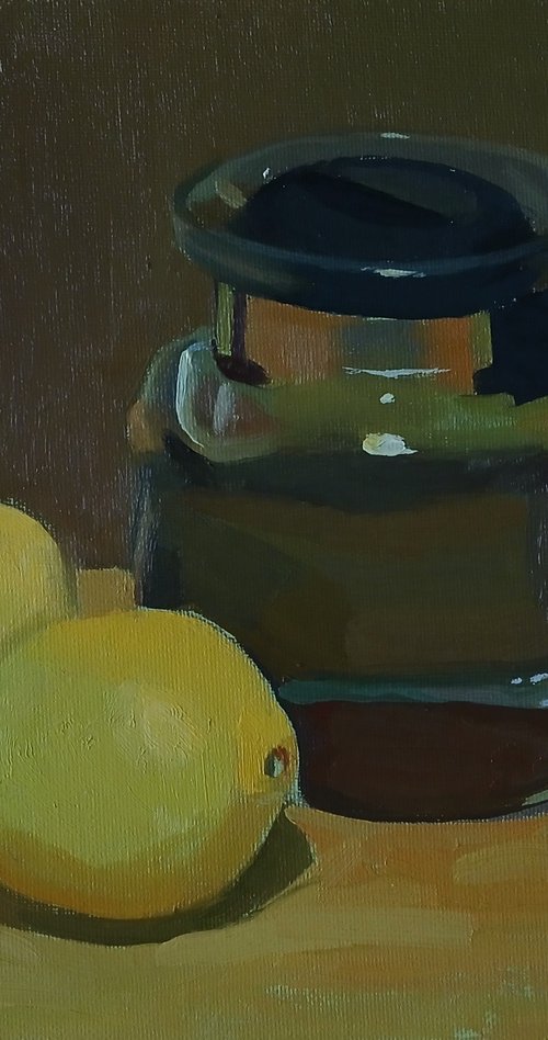 Water with Lemons by Vasyl Koval