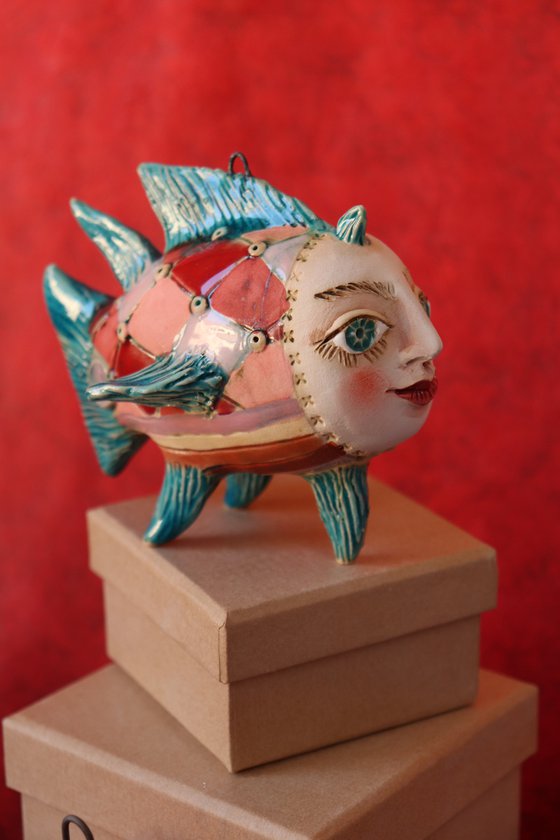 Sky Fish 2021. Tiny  sculpture